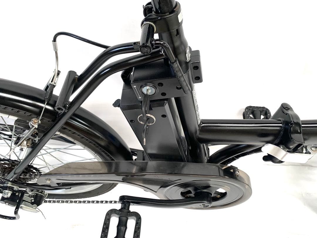 【即乘】送料無料SUISUI折り畳み電動アシスト自転車6速20インチ 動作確認済