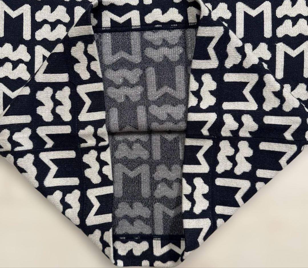 muta MARINE ムータマリン　ウール混　総柄　ニット　ワンピース　S