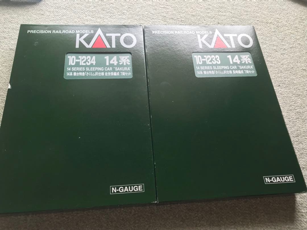 KATO 10₋1233＋10-1234 JR14系 「さくら 」長崎・佐世保