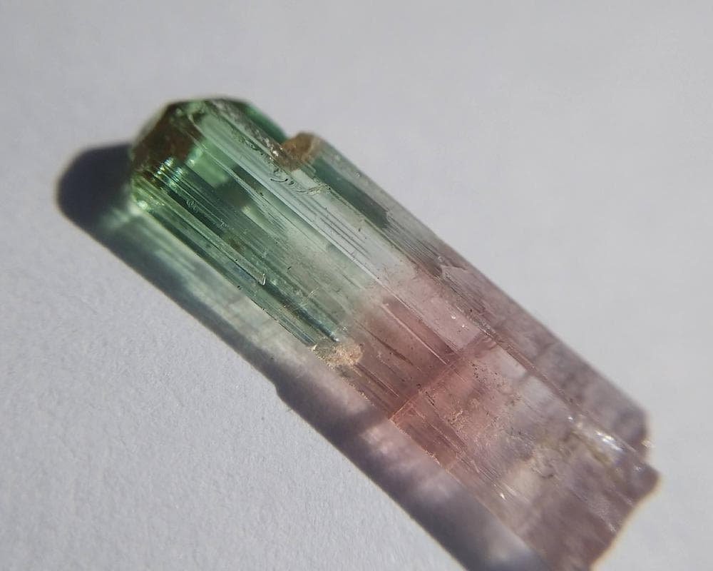 353 バイカラー トルマリン コンゴ産 結晶 原石