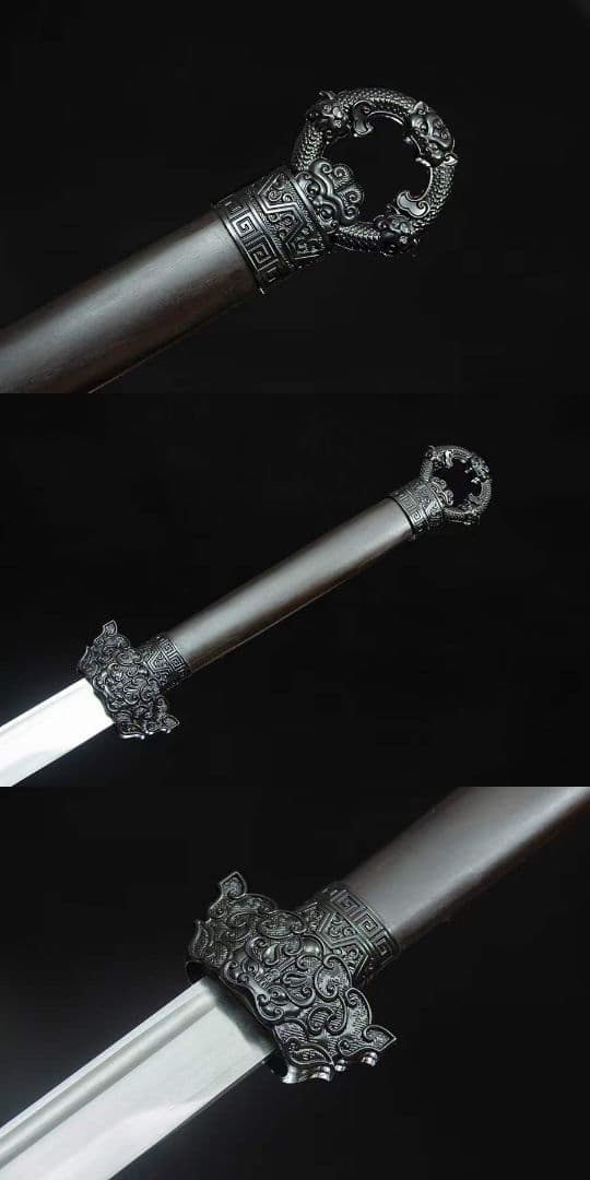 古兵器   武具　刀装具　日本刀　模造刀   居合刀 食夢獣唐刀