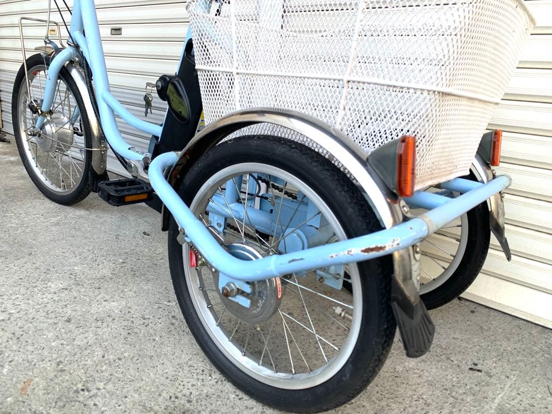 送料無料 AshirakuCharlie電動アシスト三輪自転車 動作確認済