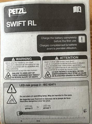 Petzl Swift RL ヘッドランプ