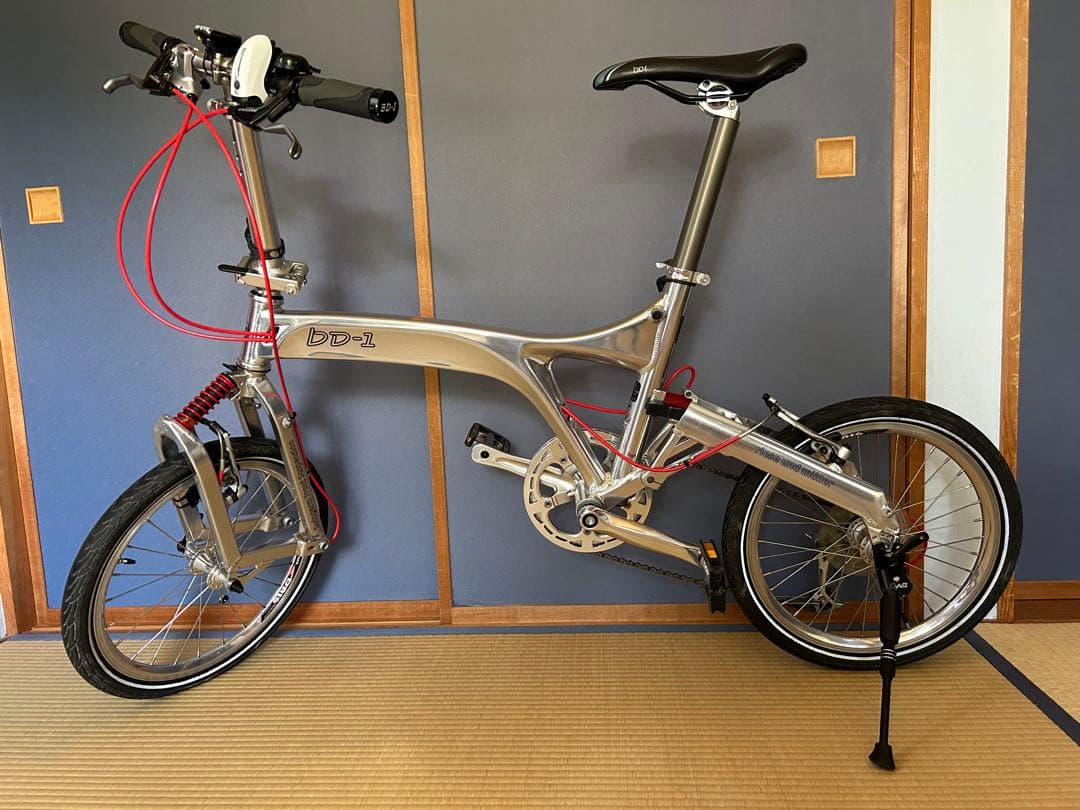 bd-1 HI POLISH ハイポリッシュ9SPEED 折り畳み自転車 18㌅