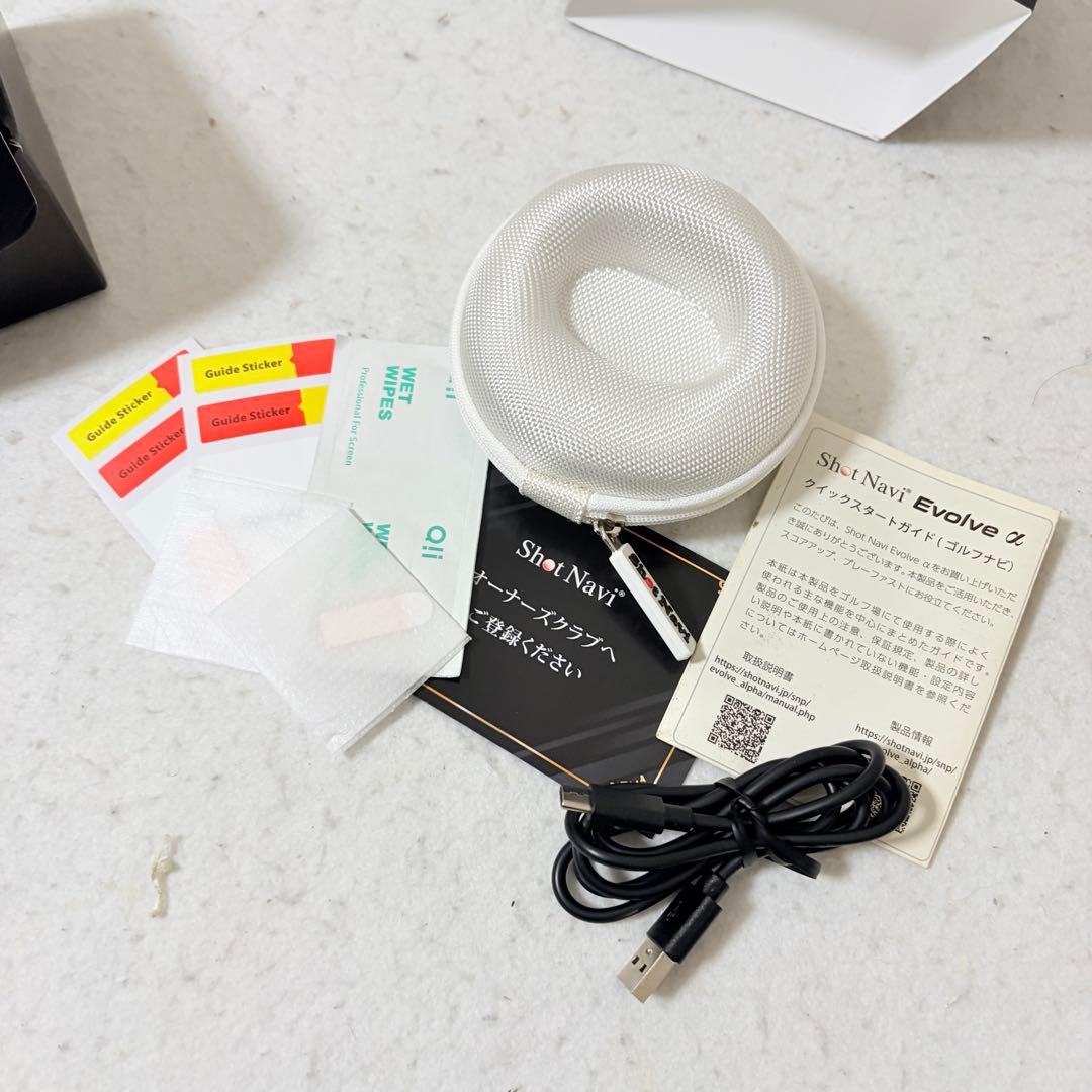 ShotNavi Evolve α ゴルフGPS エボルブアルファ