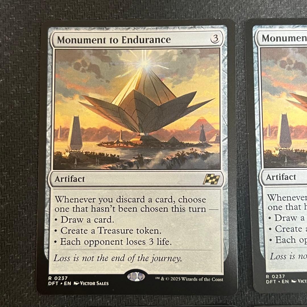 MTG DFT 忍耐の記念碑 英語版 4枚セット
