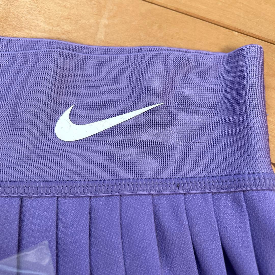 Nike 紫 プリーツスカートTシャツセット　テニスウェア