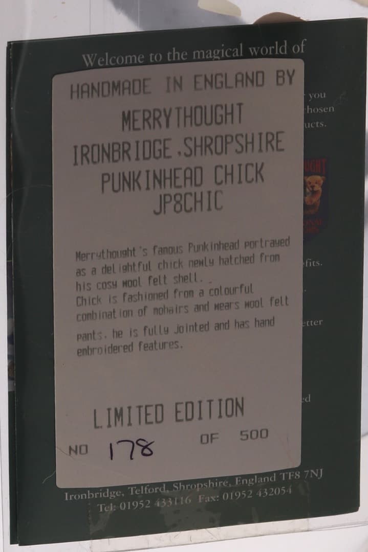 日本限定版 PUNKINHEAD CHICK メリーソートのパンキンヘッド