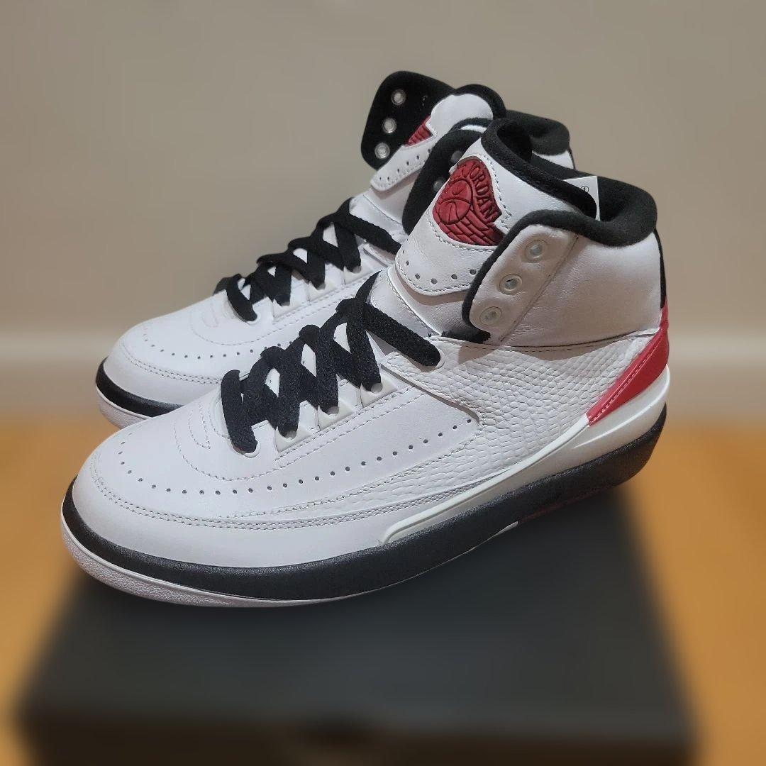 Air Jordan 2 Retro GS　ホワイト/レッド 5Y　23.5cm