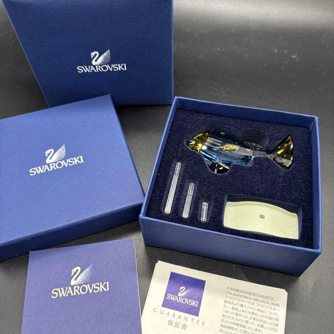 箱付き　スワロフスキー　 魚 置物 オブジェ 熱帯魚　no.175