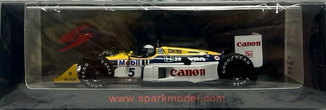 スパーク 1/43 ウィリアムズホンダ FW11B パトレーゼ 1987豪州GP