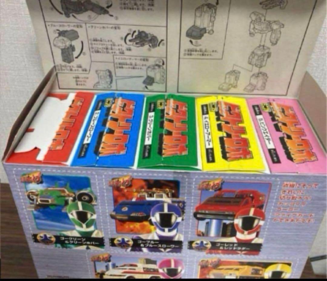 ミニプラ 救急戦隊ゴーゴーファイブ　ビクトリーロボ　当時品　組み立て済み