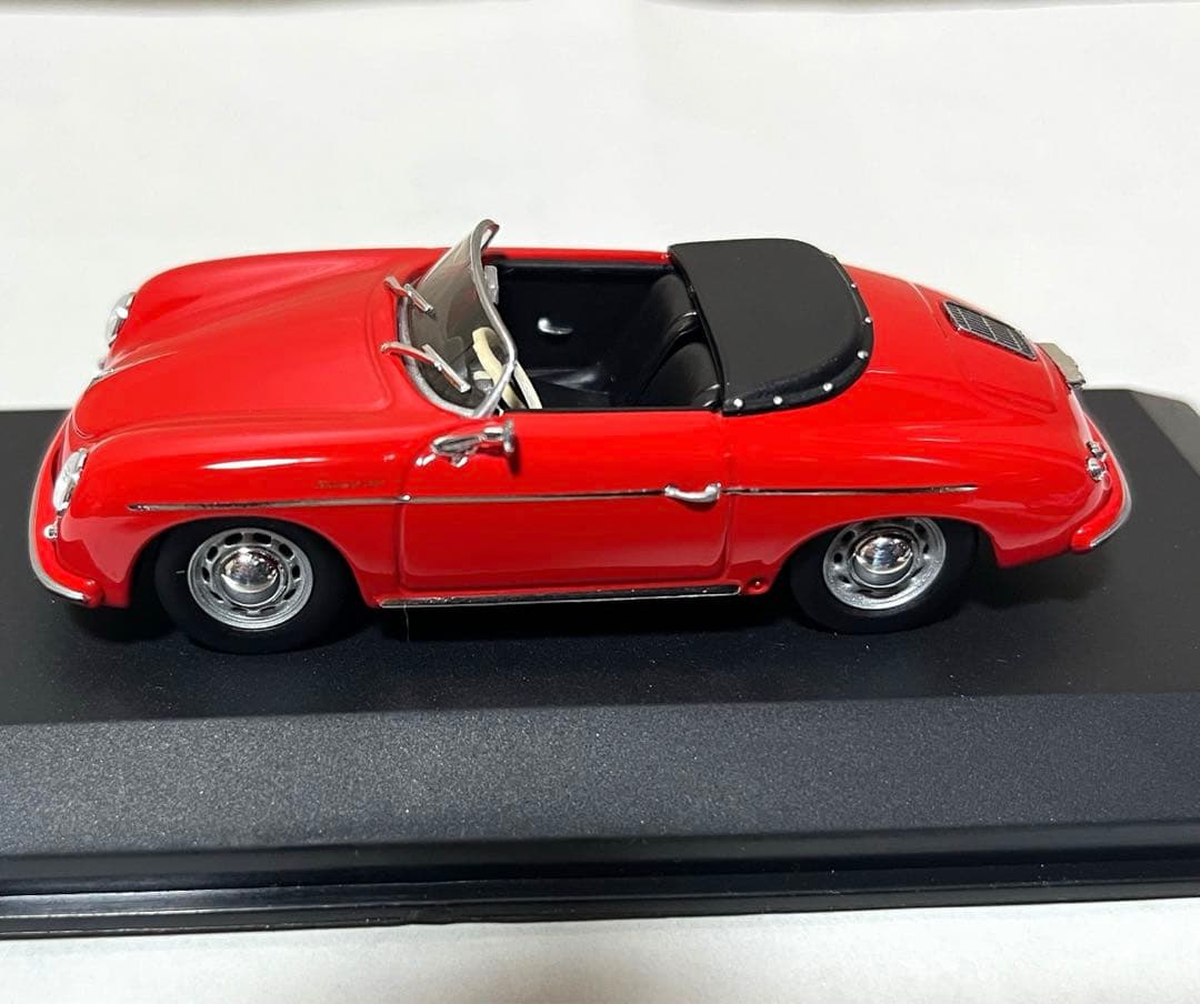 ミニチャンプス 1/43 ポルシェ 356A スピードスター レッド 1956