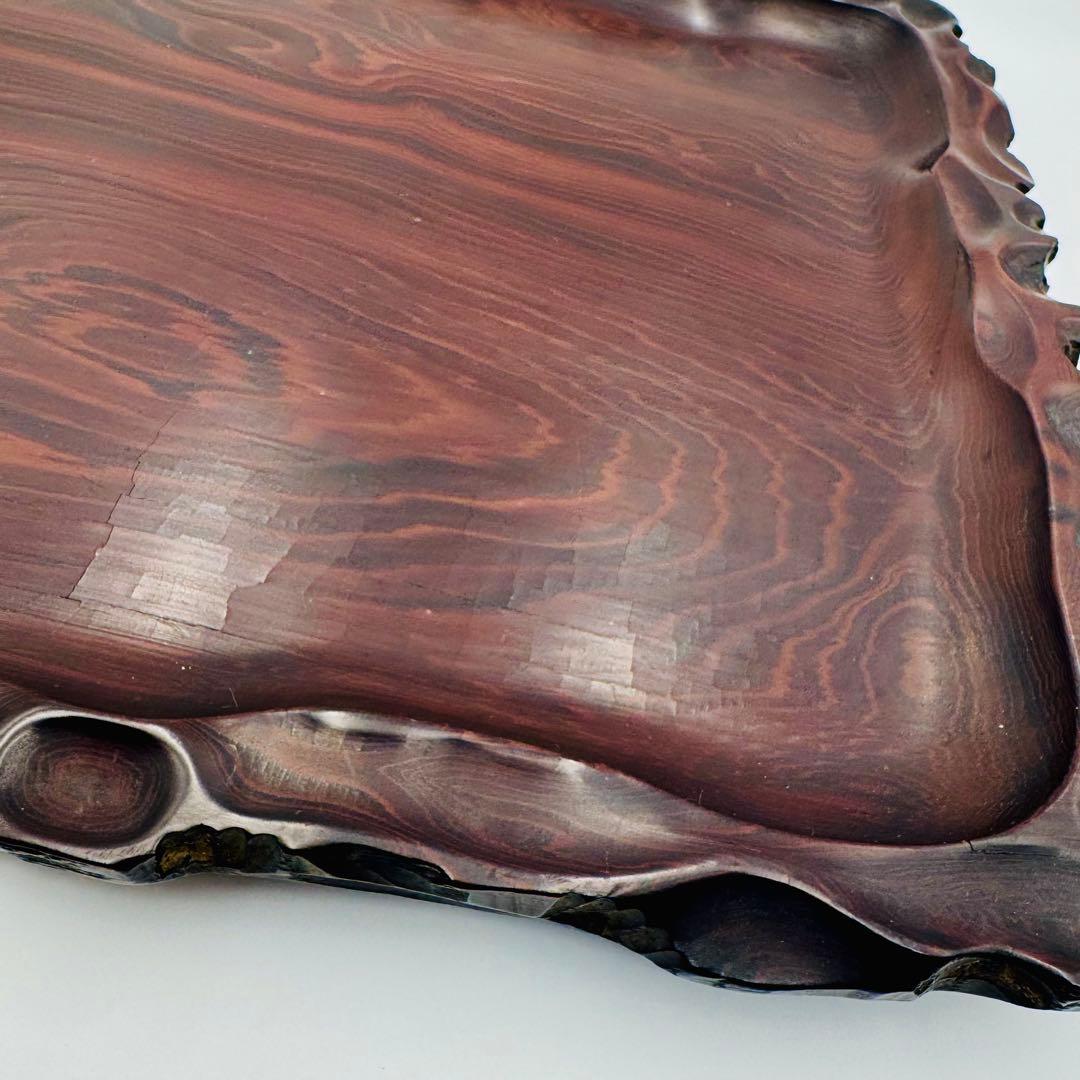 【唐木盆　煎茶道具】香盆　香道具　茶道具