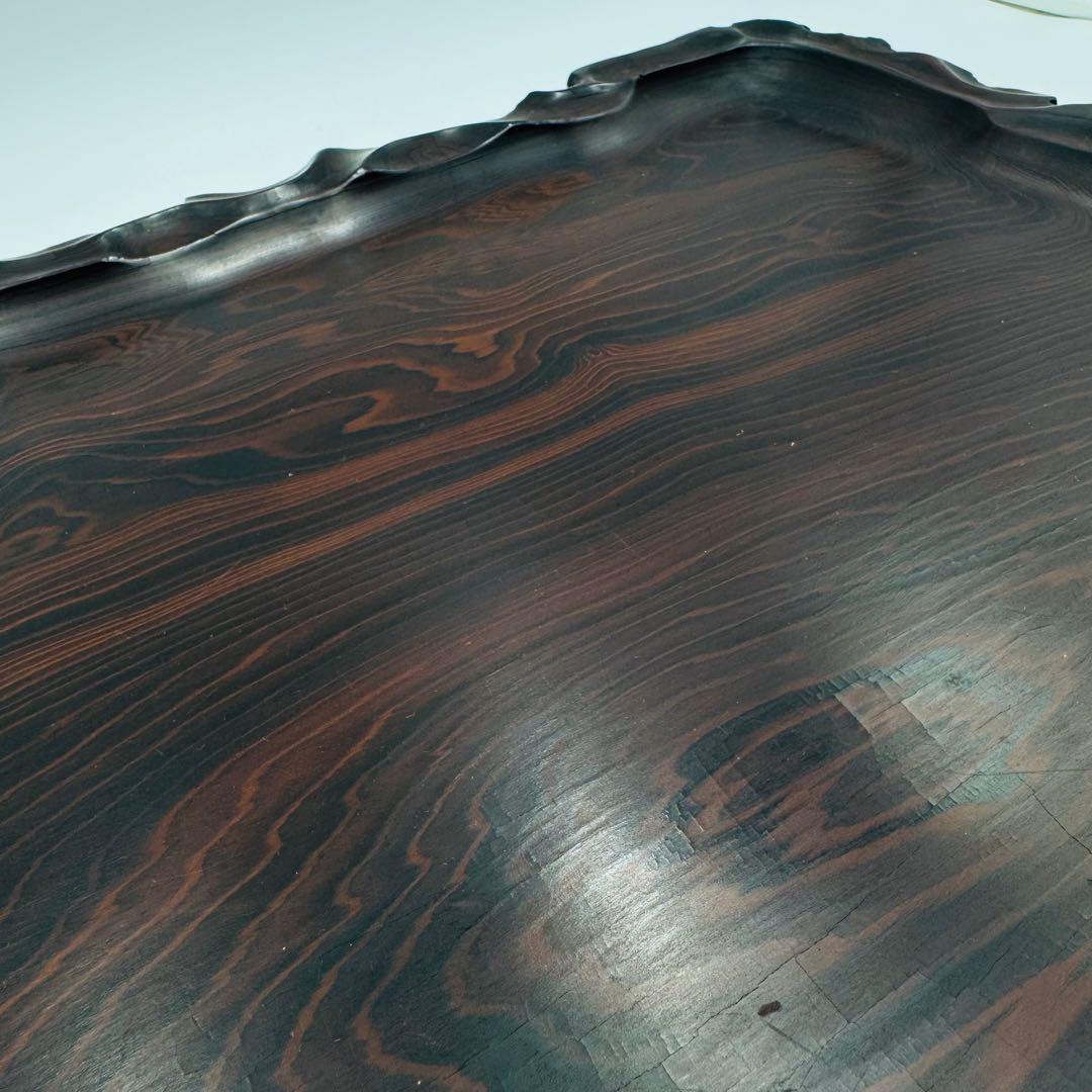 【唐木盆　煎茶道具】香盆　香道具　茶道具