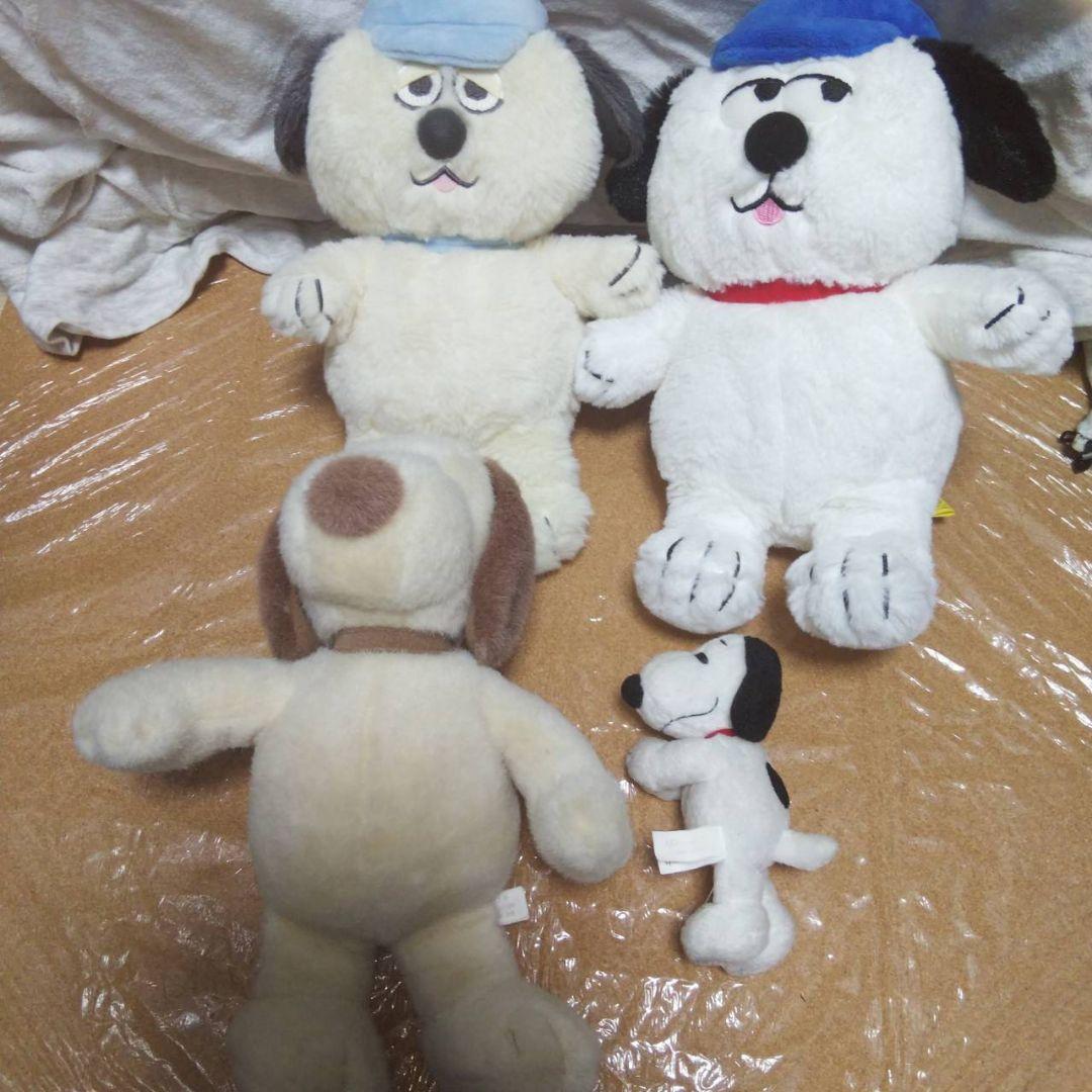 スヌーピー　オラフぬいぐるみマスコット4個セットナカジマセキグチ　ミュージアム