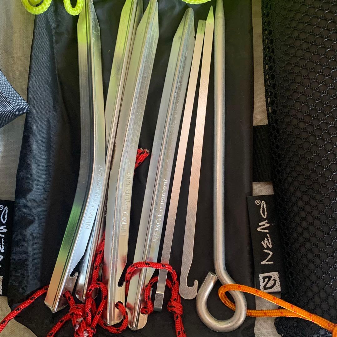 最終値下げ　NEMO ニーモ　TANI 2P 正規品　フットプリント付　used