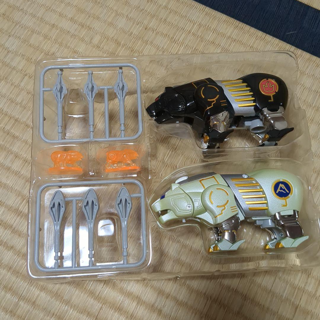 (新品同様) 百獣戦隊ガオレンジャー　ガオベアー&ガオポーラ