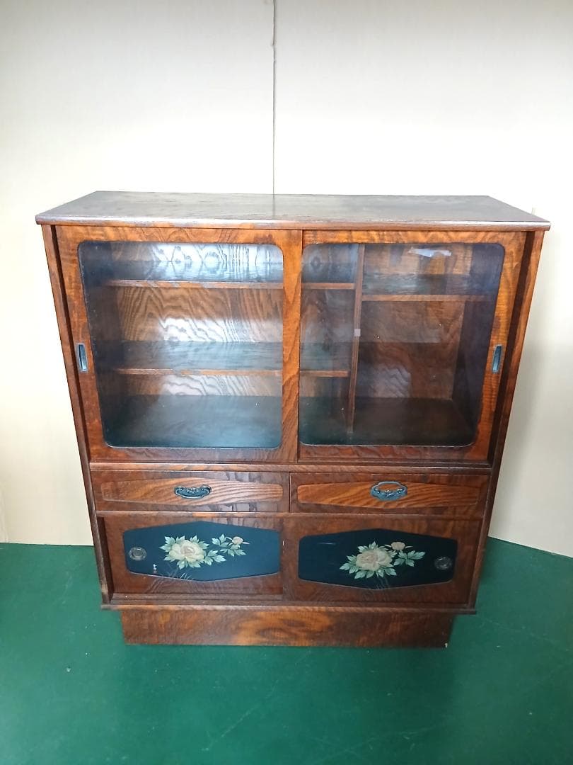 レトロ　和箪笥　食器棚　アンティーク家具　古家具