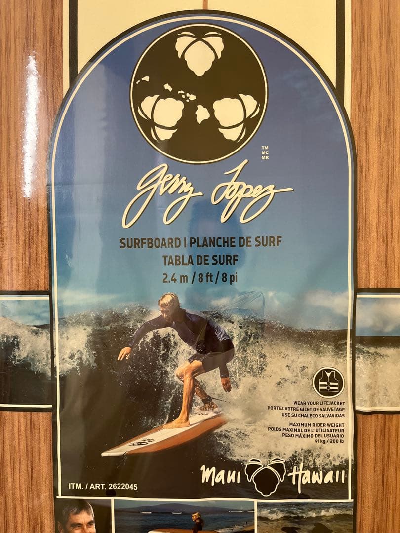 ゼットン様ジェリーロペス コストコサーフボード8ft (引取り限定) 大阪