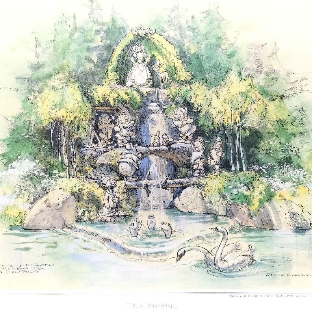 当時物 ディズニー 白雪姫の洞窟と祈りの泉  White Grotto