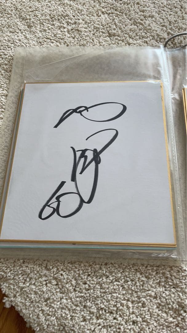 【直筆サイン色紙】西武ライオンズ　栗山•涌井•中村•中島