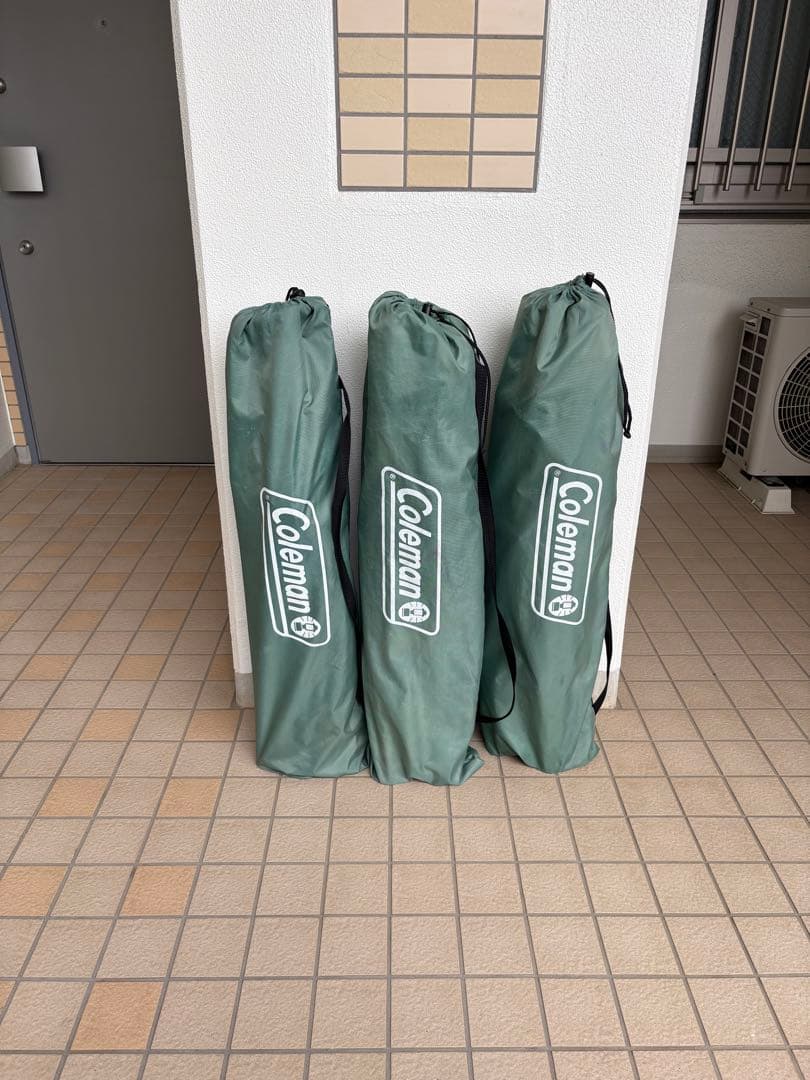 Coleman 折りたたみチェア ターコイズ 3脚セット★バラ売対応可能！