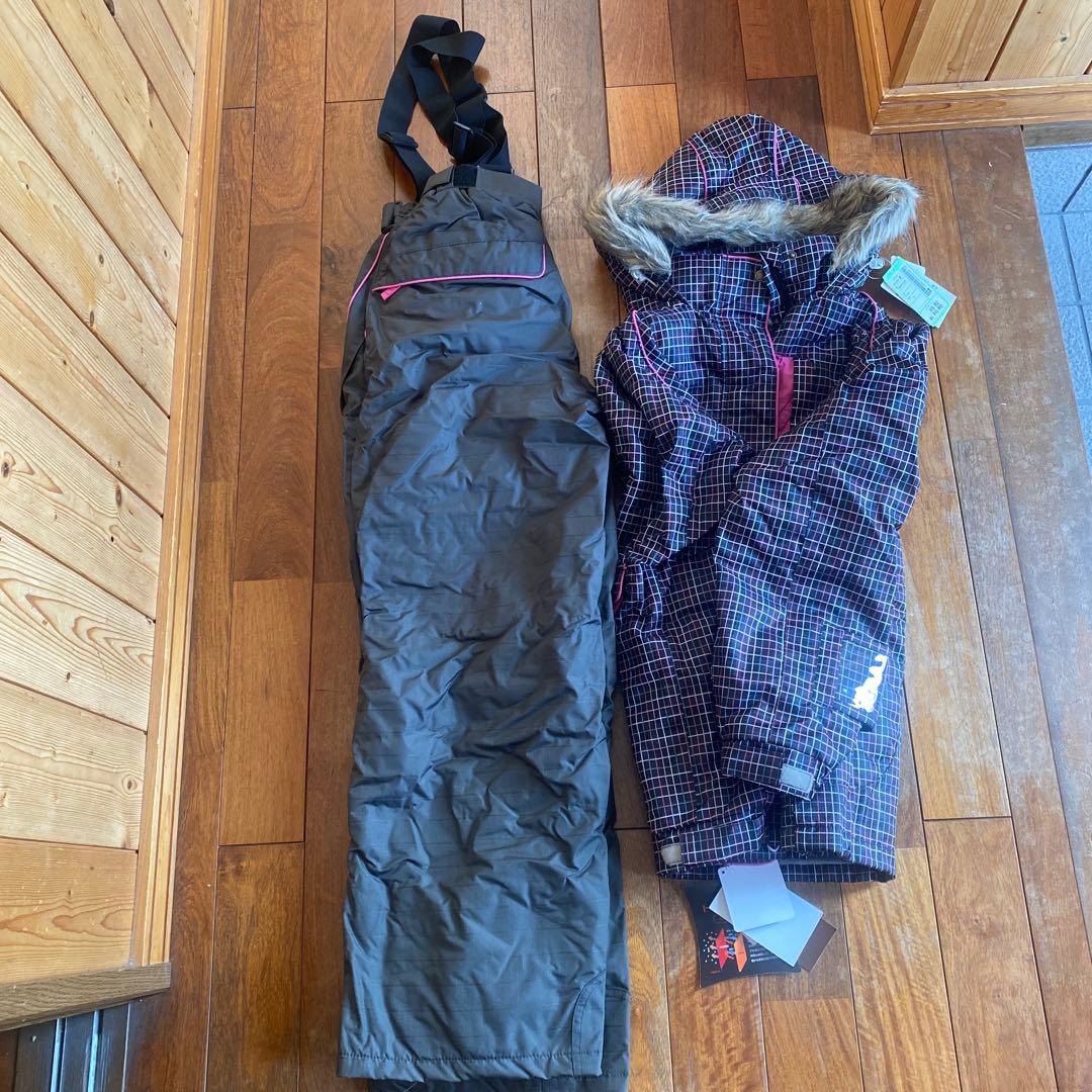 美品！上下セット！HEAT 発熱機能 スノーボードウェア Lサイズ