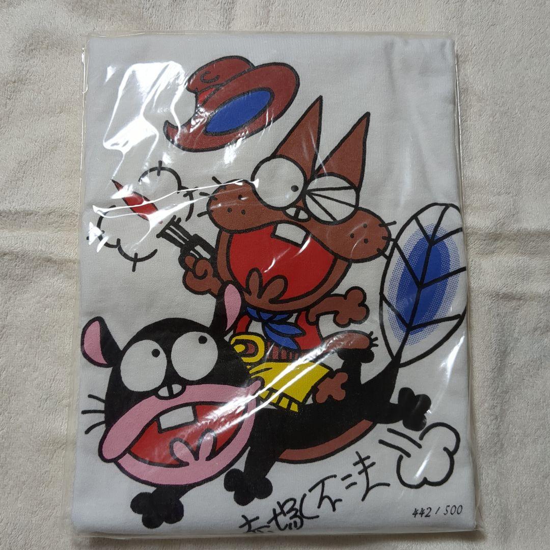 赤塚不二夫展　開催記念Ｔシャツ これでいいのだ　シリアルNo.442/500