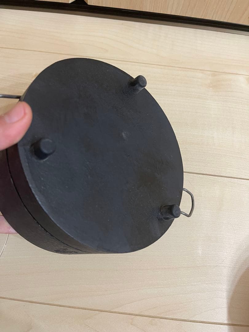 鉄製グリル 透明カバー付き　火鉢　涼炉　鉄瓶用 急須用