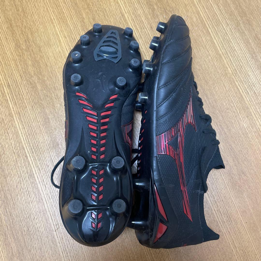 Mizuno Morelia Neo 4限定モデル ブラック/レッド スパイク