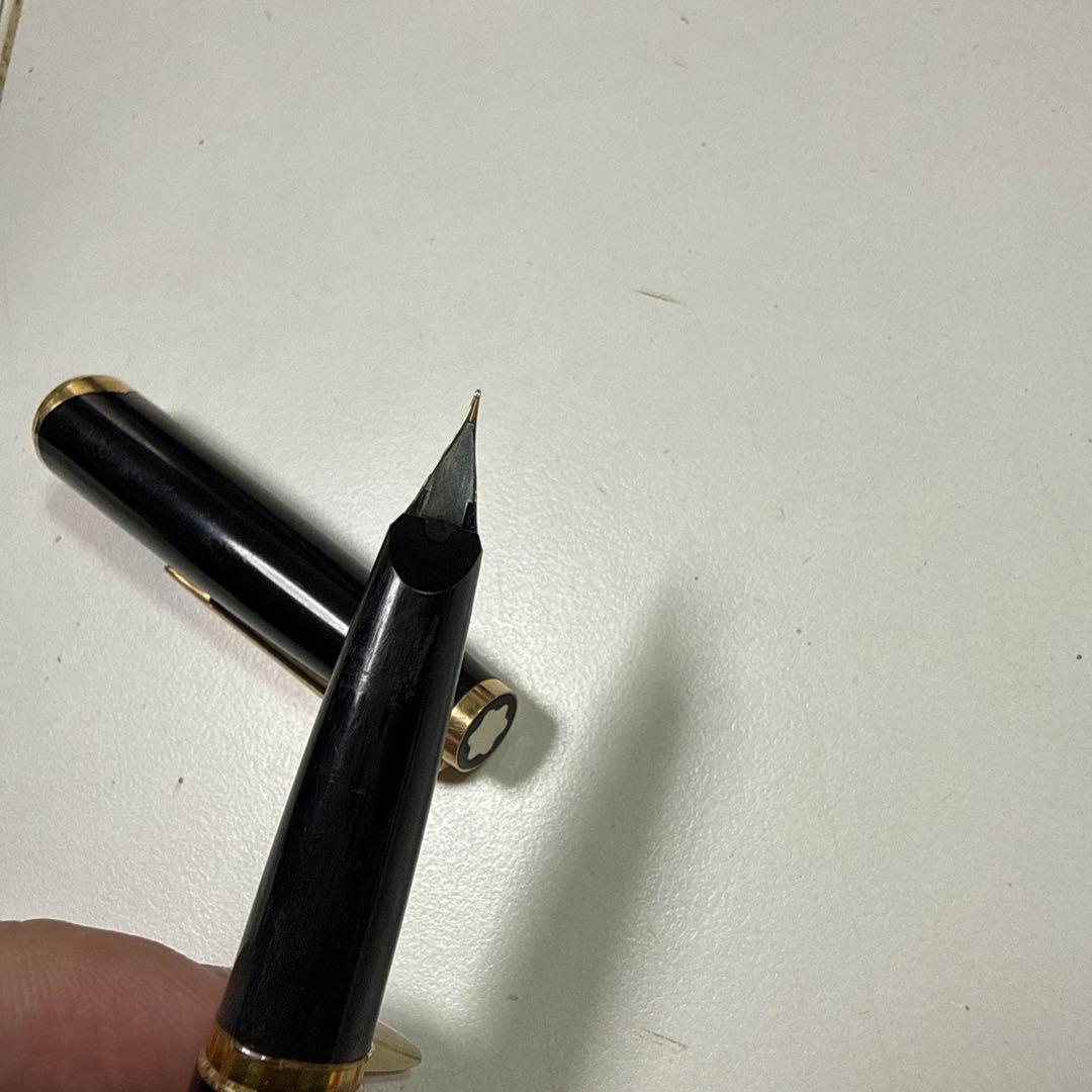 MONTBLANC モンブラン 万年筆 121 ブラック ゴールド 750