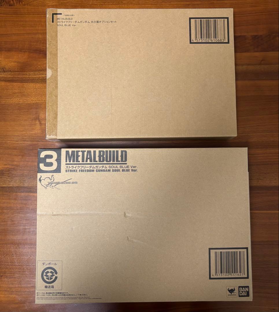 専用GNアームズTYPE-EストライクフリーダムガンダムSOULBLUE＆光の翼