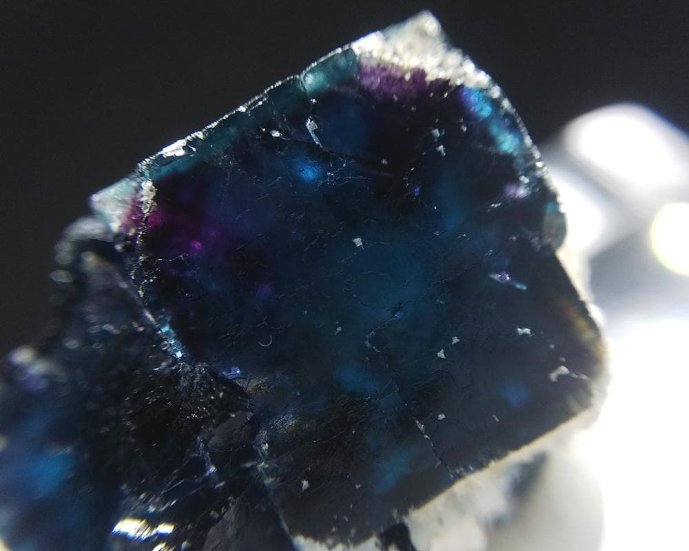 425 オコルス鉱山産 ティールブルー ブルー パープル フローライト