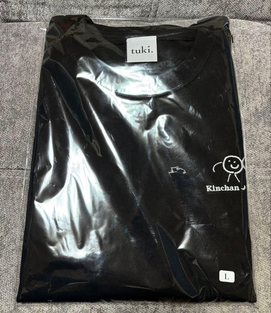 【新品】tuki.承認欲求爆発 きんちゃんたまちゃんTシャツ(Lサイズ)②