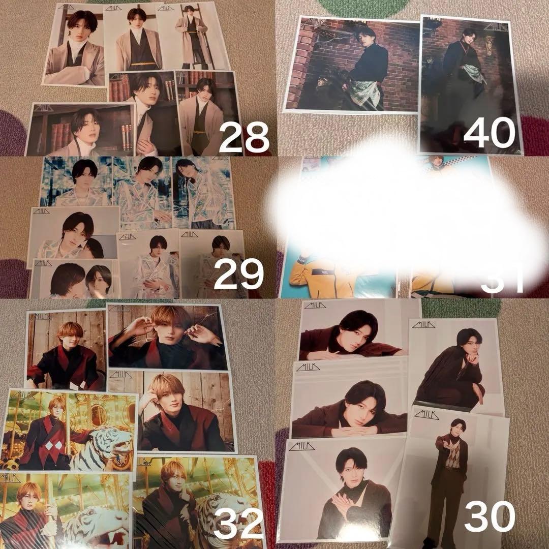 M!LK 山中柔太朗 生写真 まとめ売り 94枚