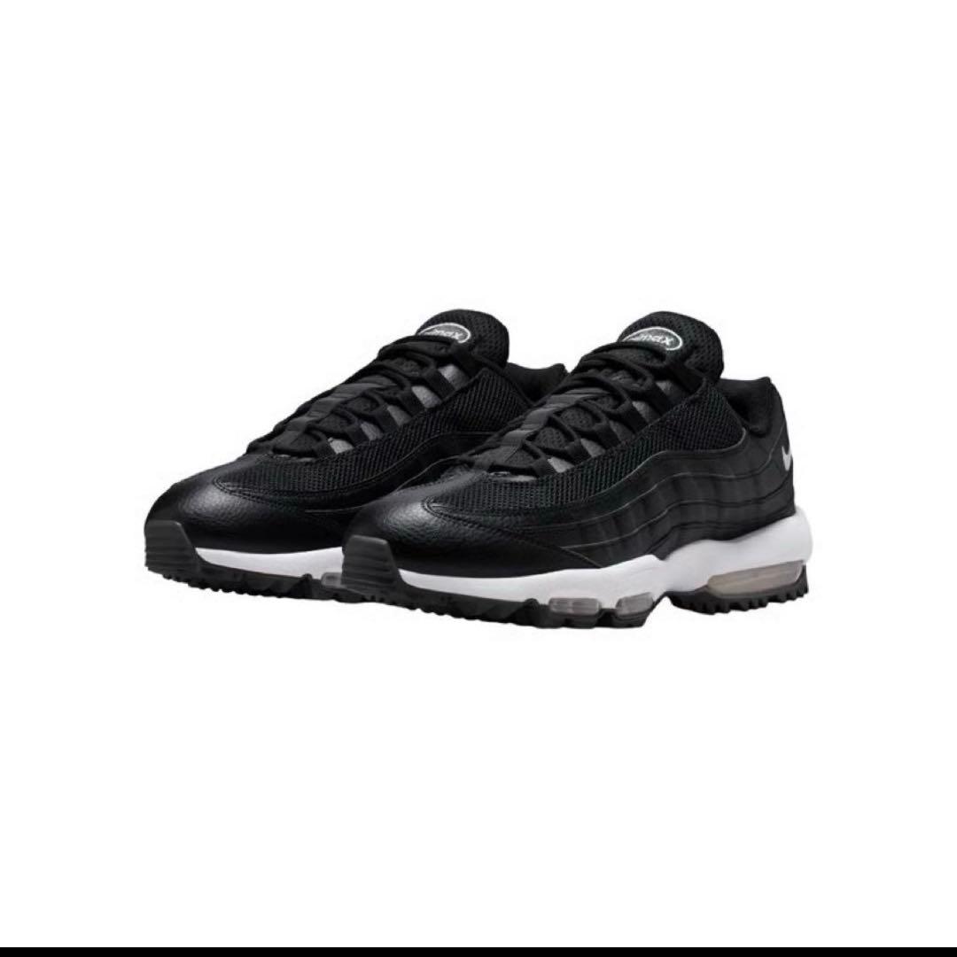 新品未使用　ナイキ　ゴルフシューズ　エアマックス95G ブラック　28.0cm