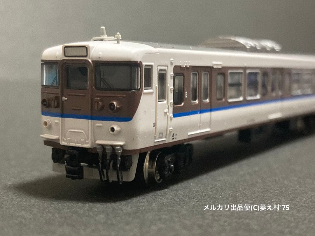 特製加工品グリーンマックス JR115系2000番台 40N広島更新色床下黒仕様