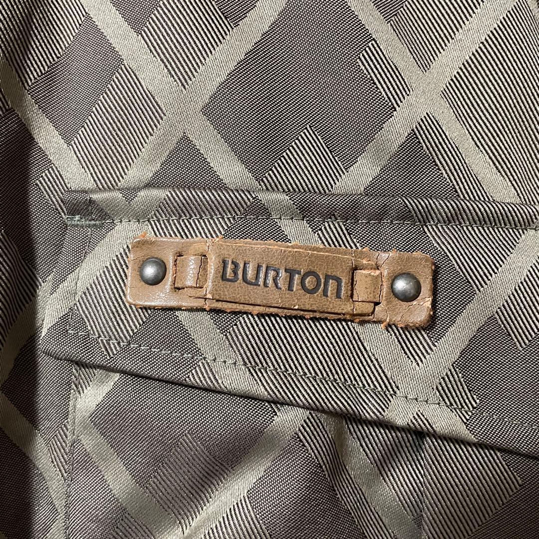 Burtonバートンスキーウェアスノーボードジャケットパーカーフード付きブラウン