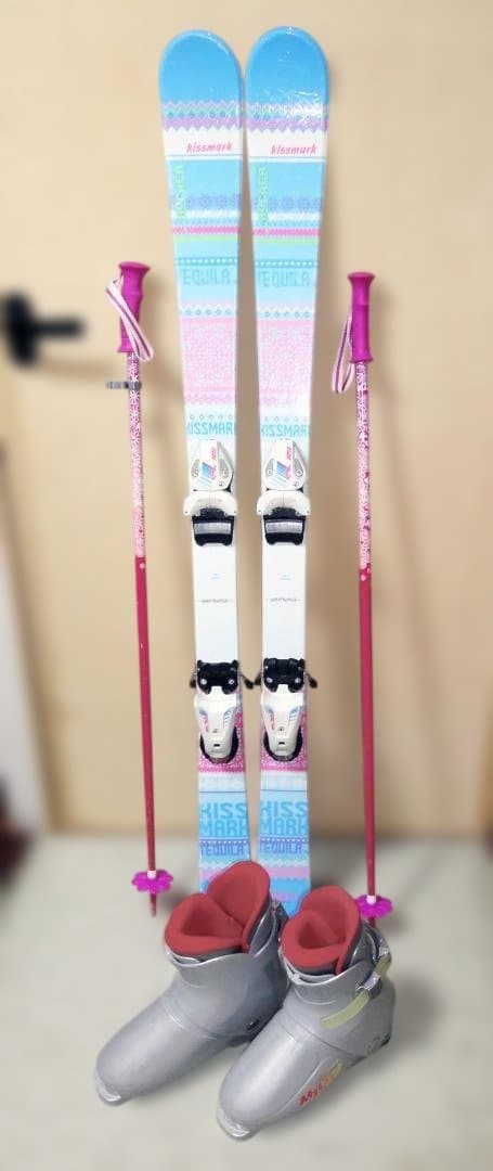 キスマーク　kissmark 　スキーセット　K2ストック＋ブーツ