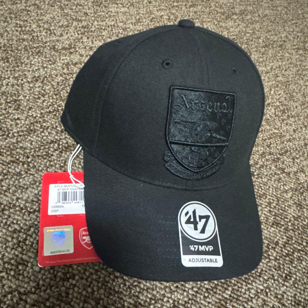 アーセナル公式　47 キャップ　ブラック