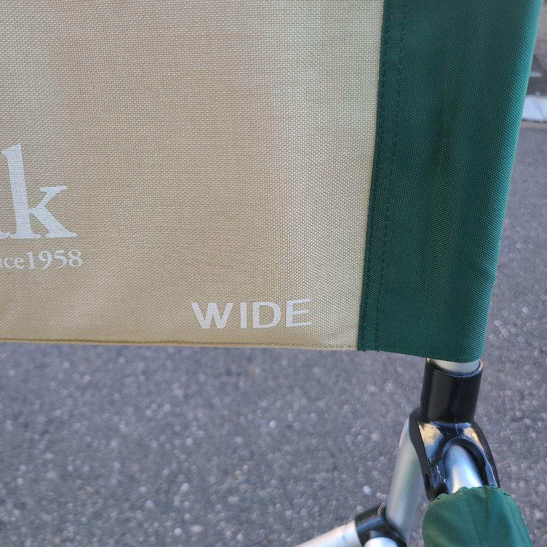 【廃盤】 peak WIDE アウトドアチェア 2脚セット