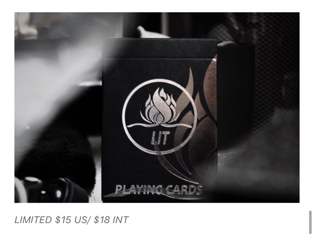 トランプ Lit playing cards v1 v2 gilded