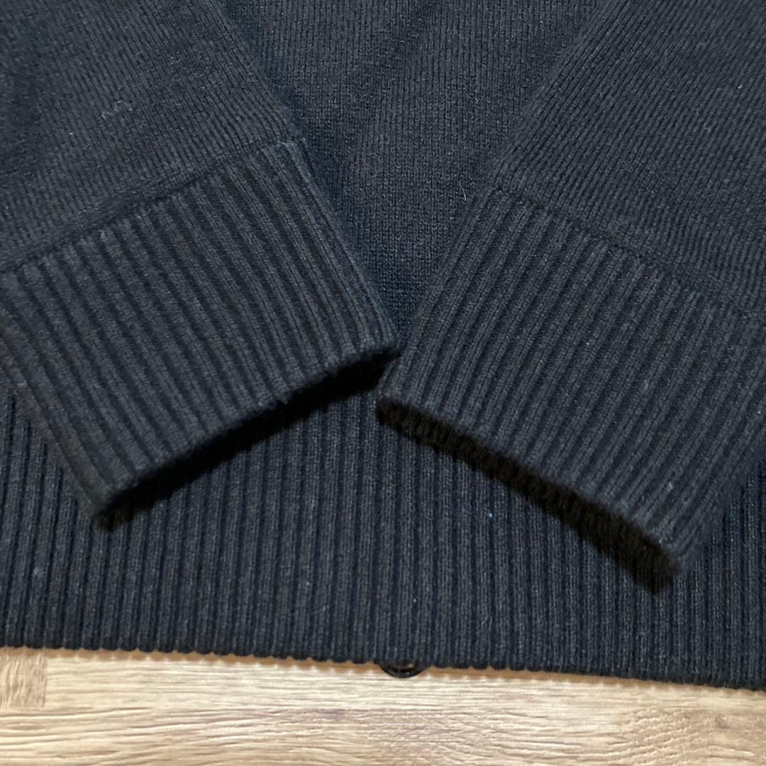 美品♡ニューバランスゴルフ♡ニットジップジャケット♡ブラック♡ホワイト♡S