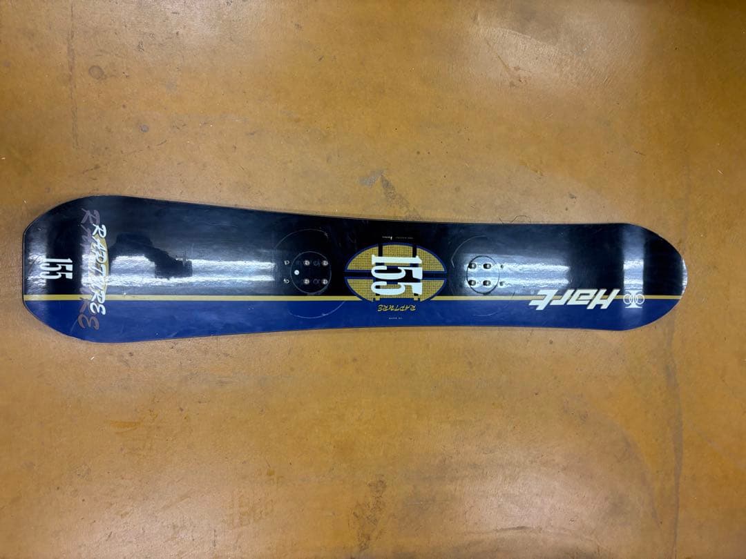 HATE スノーボード 155cm 青/黒　　板のみ
