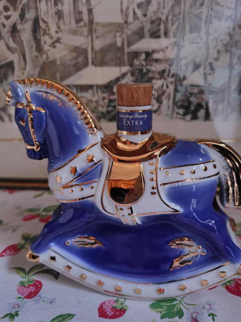 サントリー 　エクストラ 　ブランデー 　クリスマス 馬 木馬 未開栓