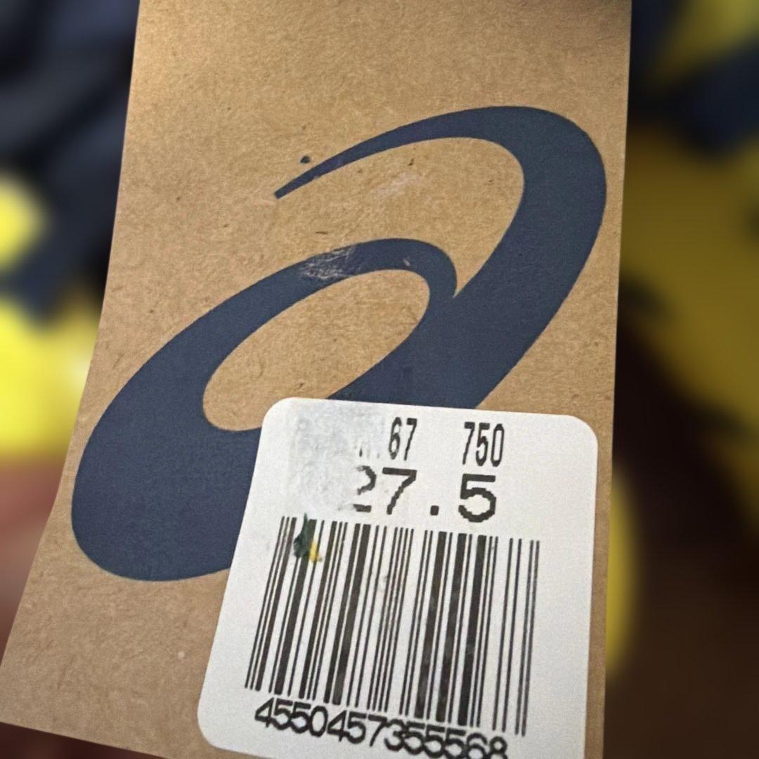 美品ASICS EFFORT 13 スパイクシューズ 27.5cm