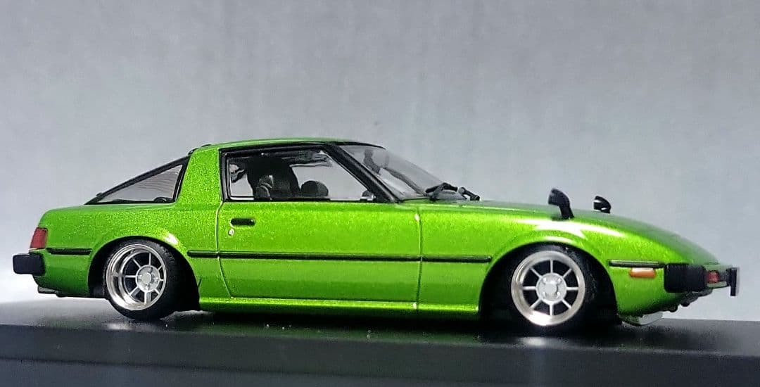 1/43　マツダ　サバンナ　RX-7改　ハヤシストリート　アルミ製　深リム
