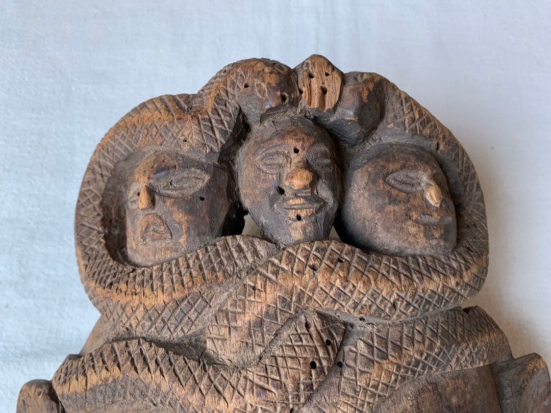 ヒマラヤ仏教 ヒンドゥー教 バイラヴ ナーガ プリミティブ フォークアート 仮面