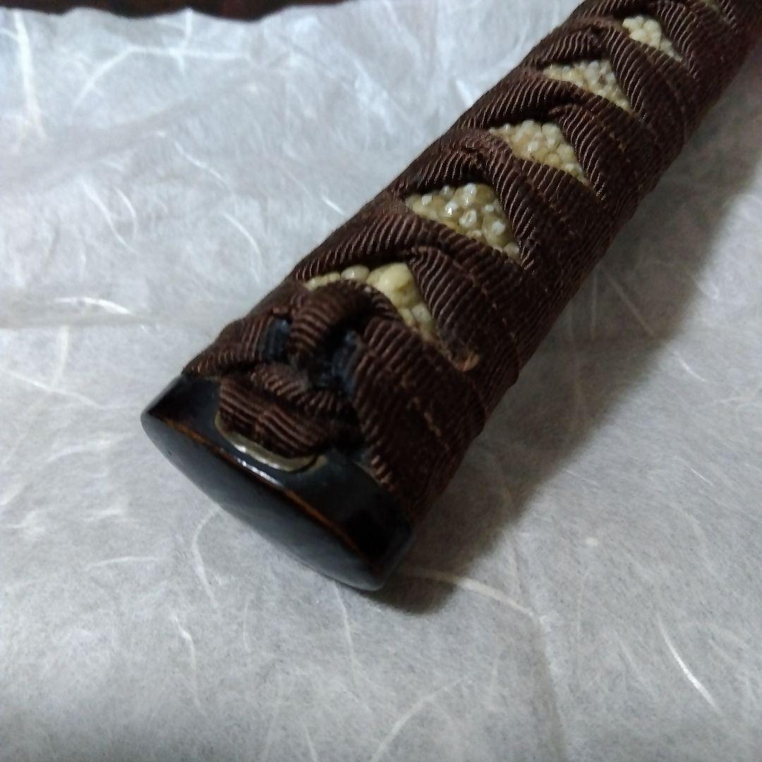 【再値下げ】武具　柄前　長さ21.5cm　刀、長脇差用　縁頭、目貫１作物　花鳥図